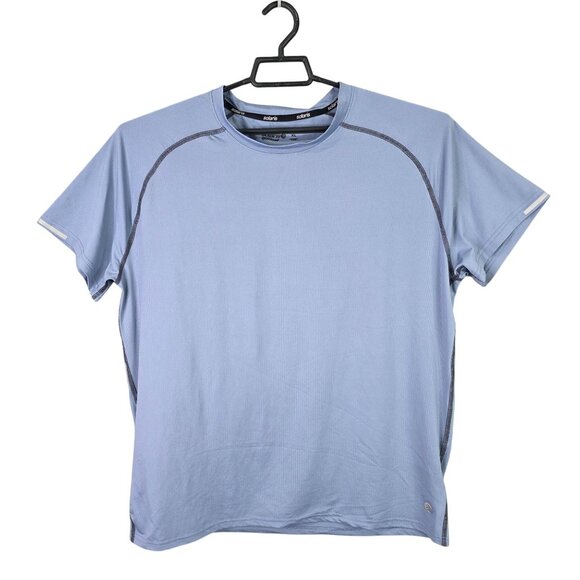 Mens Solaris Cool Core Blue T Shirt Short Sleeve Crew Neck Polyester Stretch XL - Picture 1 of 8
